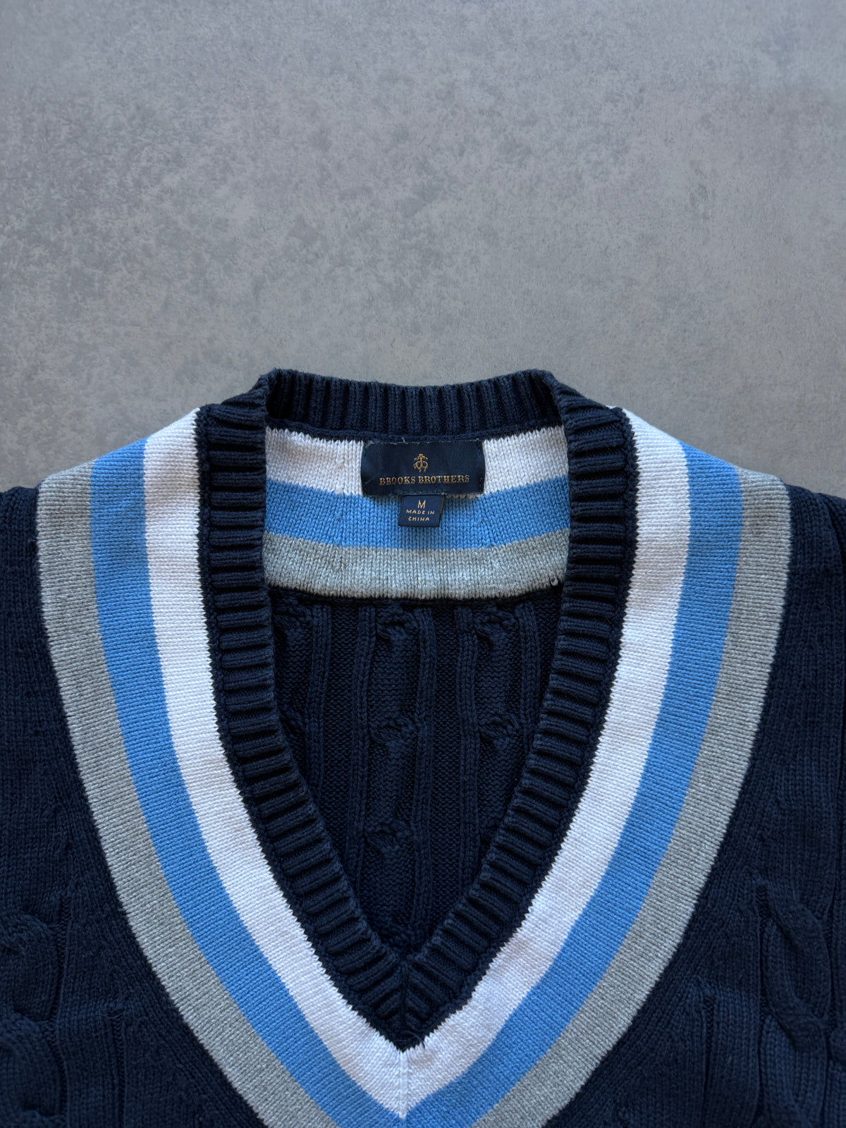 Brooks Brothers vintage muški prsluk džemper (L)