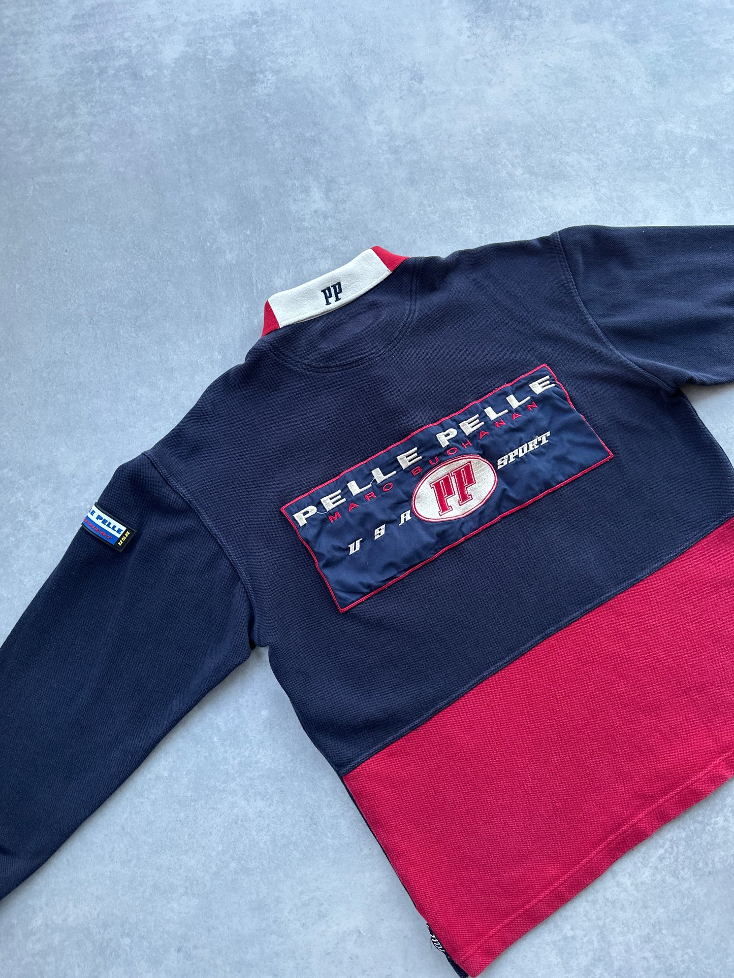 Pelle Pelle by Marc Buchanan 2000s muška rugby polo dukserica (M)