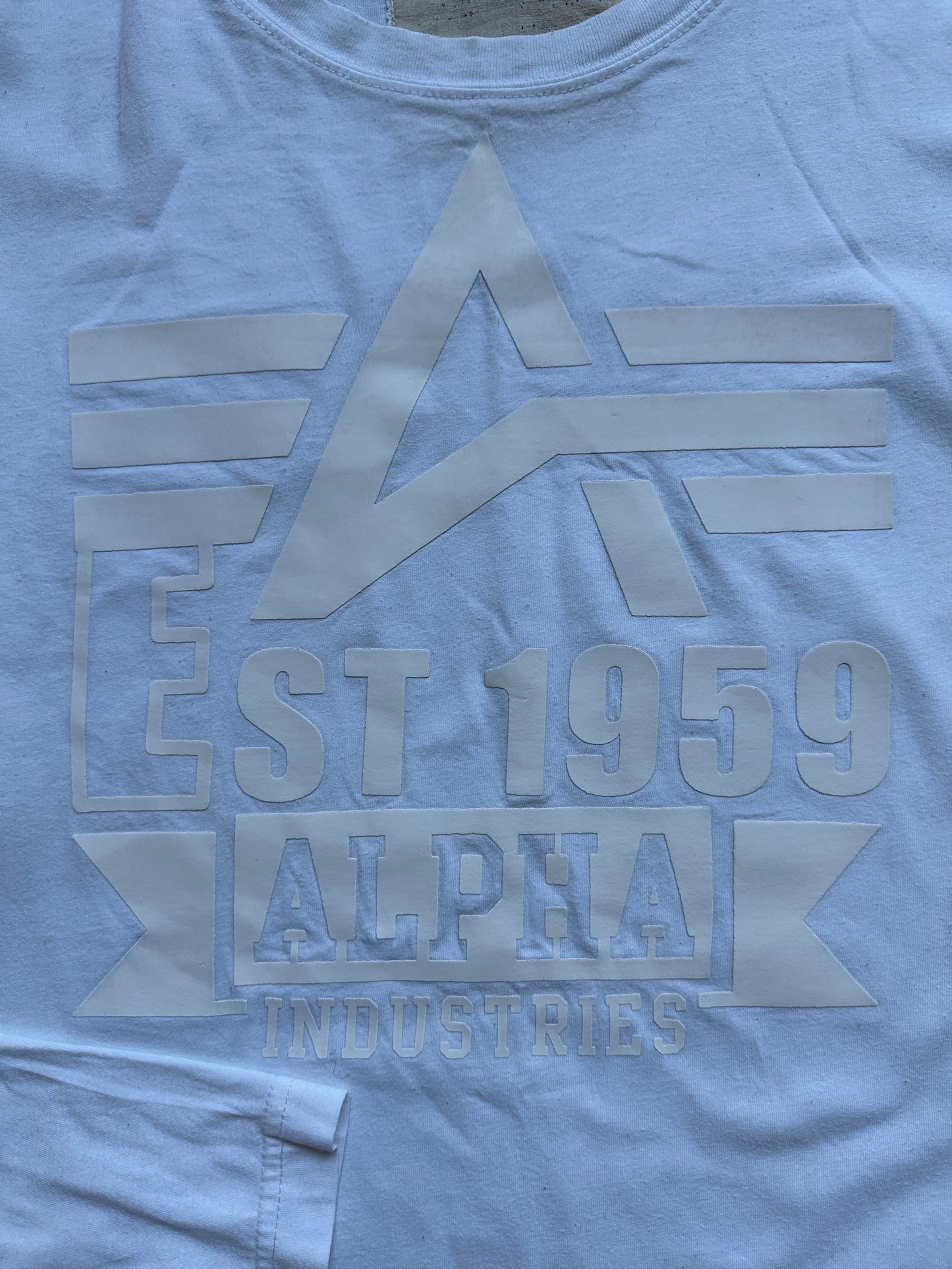 Alpha Industries muška bijela majica (XL)