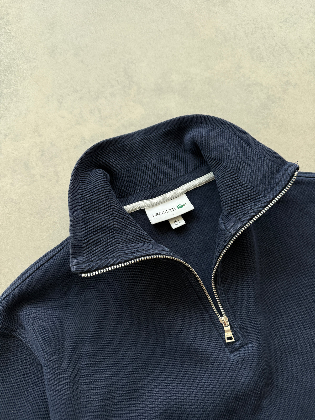 Lacoste 1/4 zip muška plava dukserica (S)