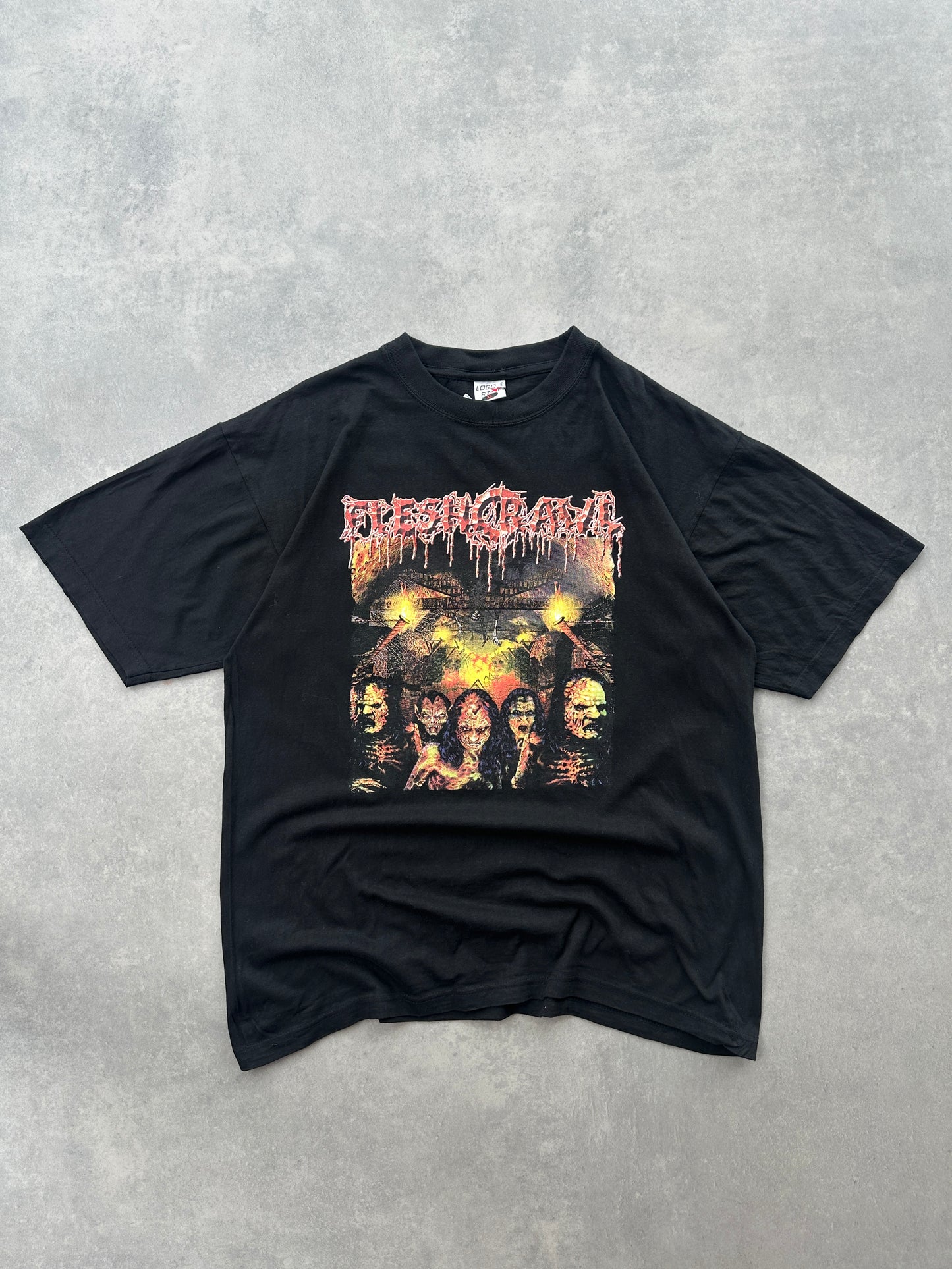 Fleshcrawl vintage muška bend majica (XL)