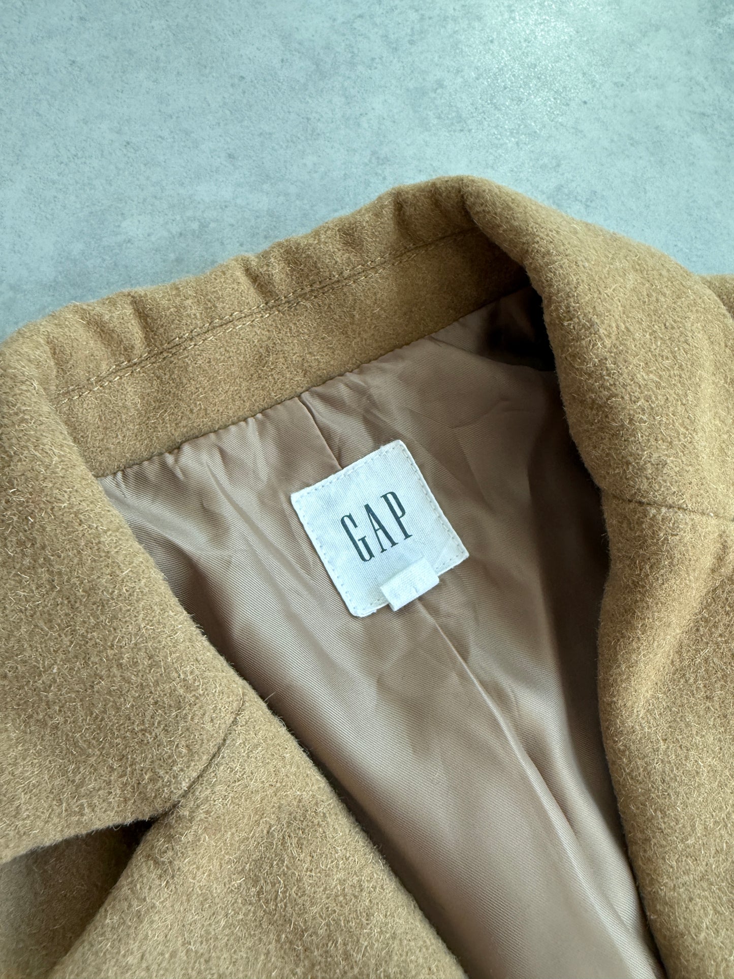 Gap ženski bež vuneni kaput (XS)