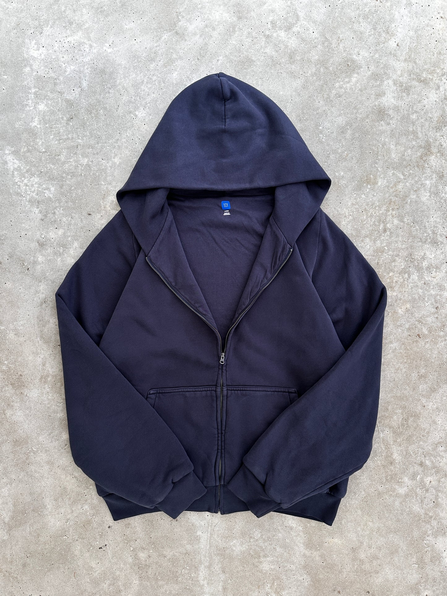 Yeezy x Gap Navy Blue Zip Up muška dukserica (S, XL)