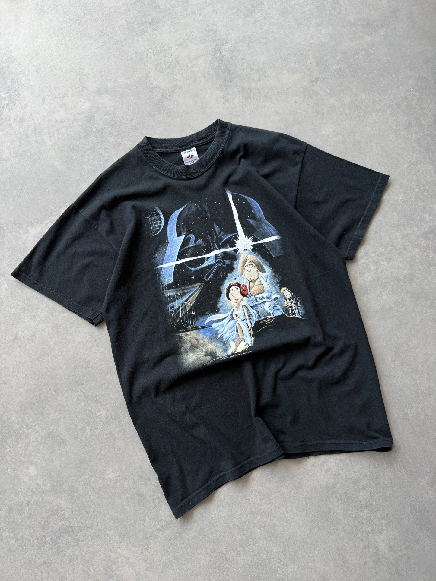 Family Guy x Star Wars muška vintage majica (L)