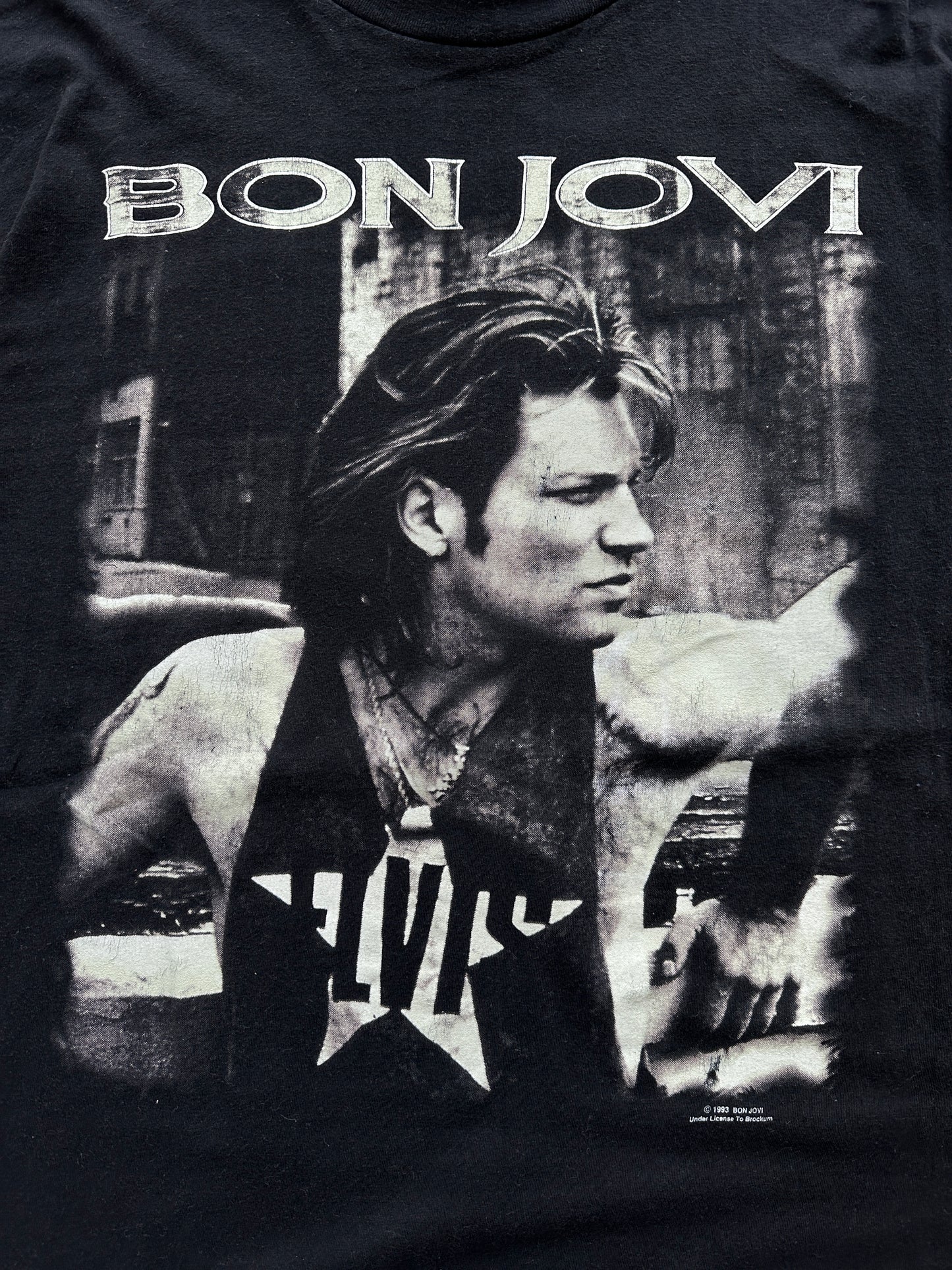 Bon Jovi World Tour 93 muška majica (XL)