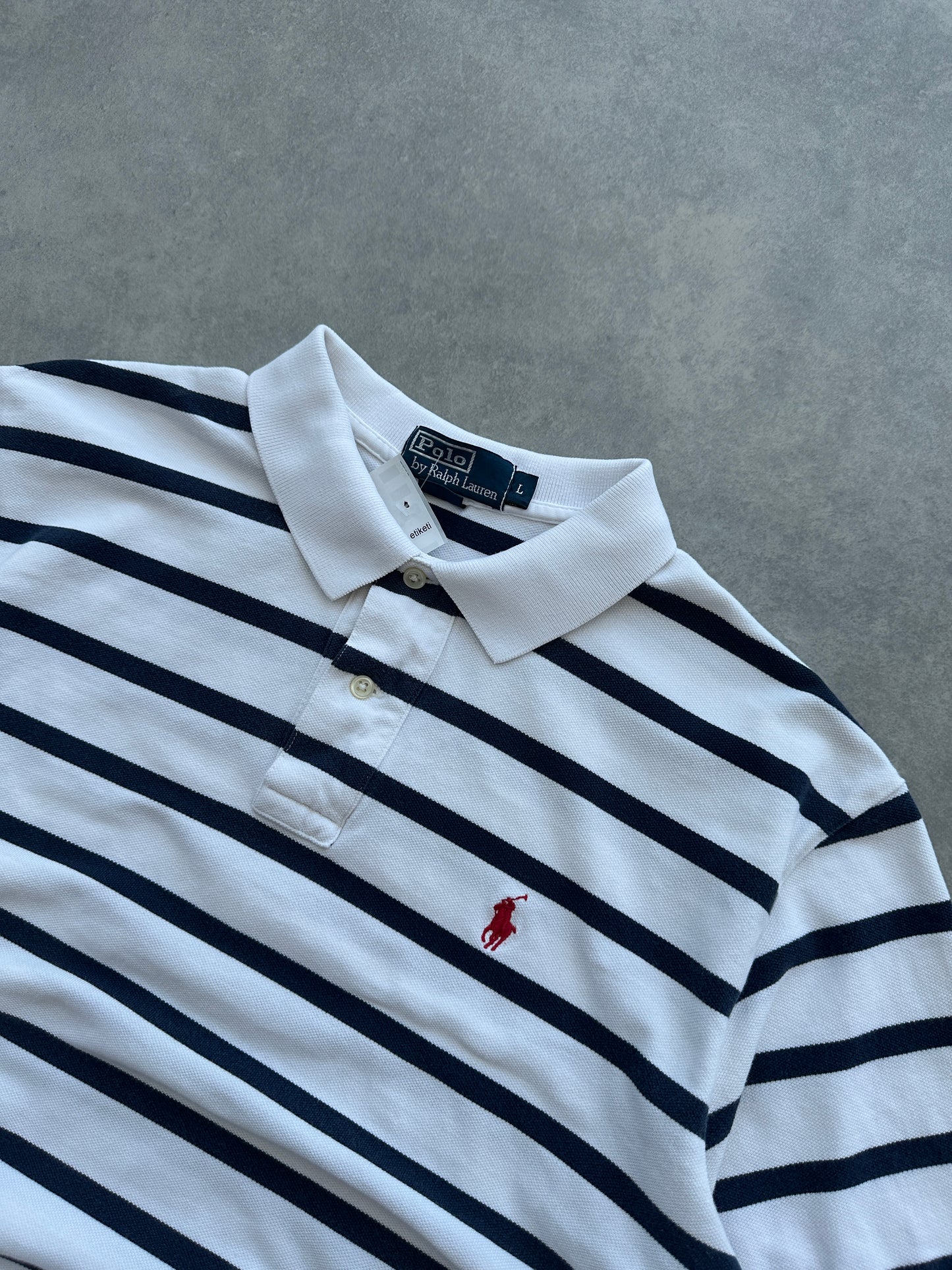 Polo by Ralph Lauren vintage muška prugasta polo majica (L)