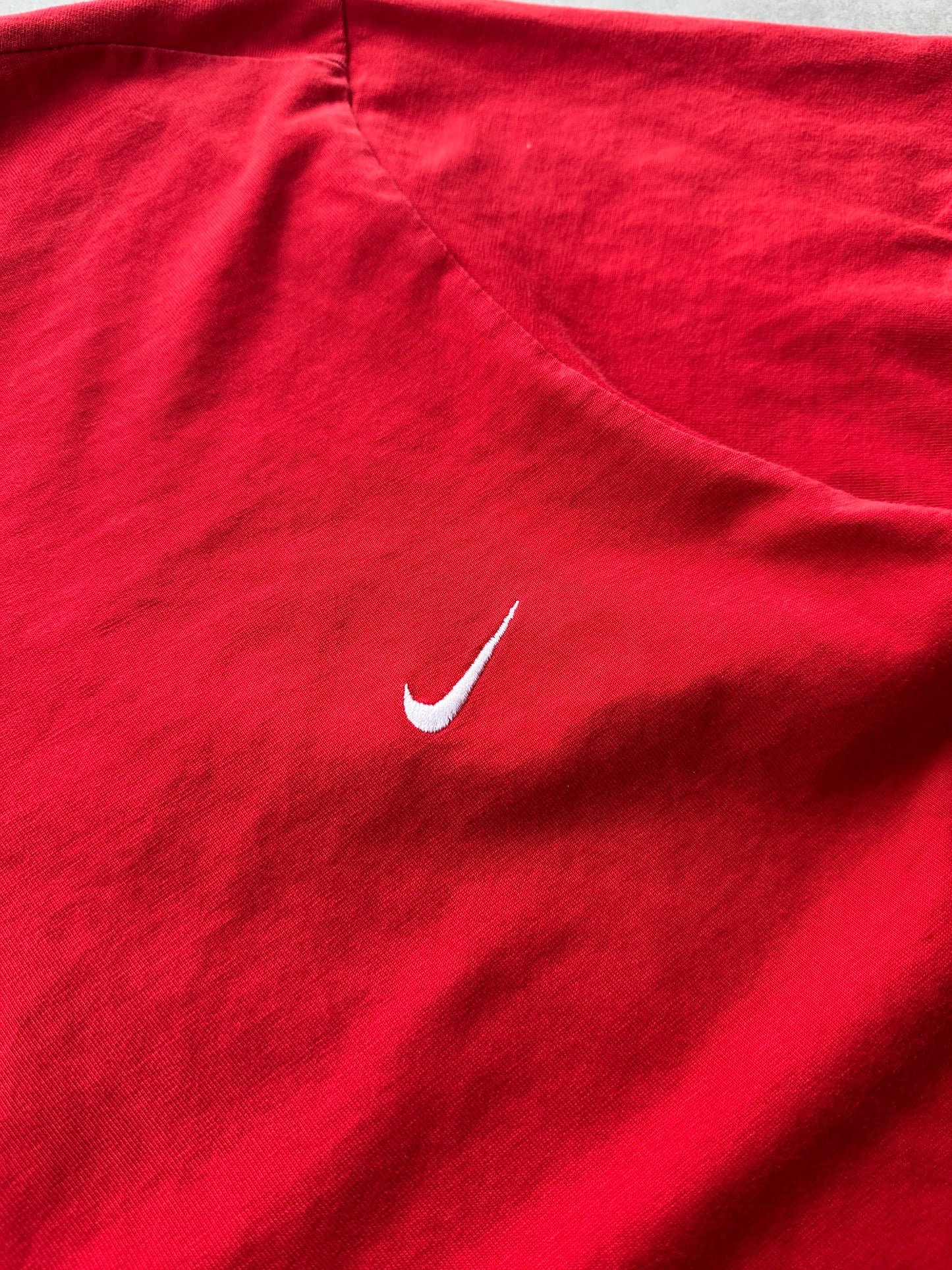 Nike 2000s basic muška crvena majica (M)