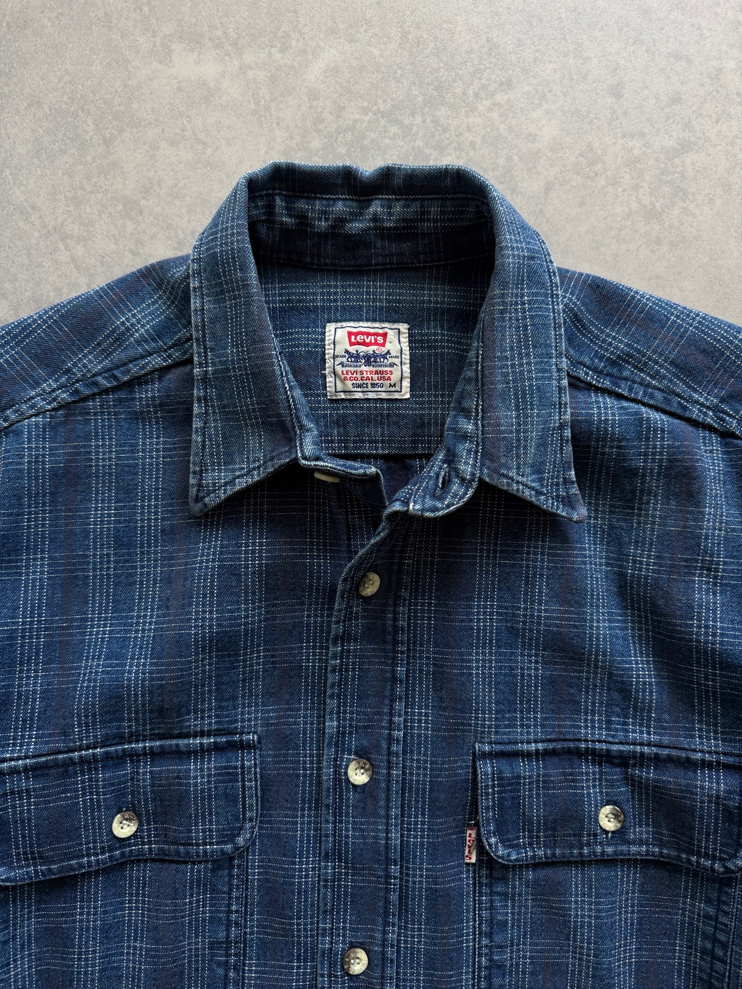 Levis vintage 90s muška teksas košulja (M)