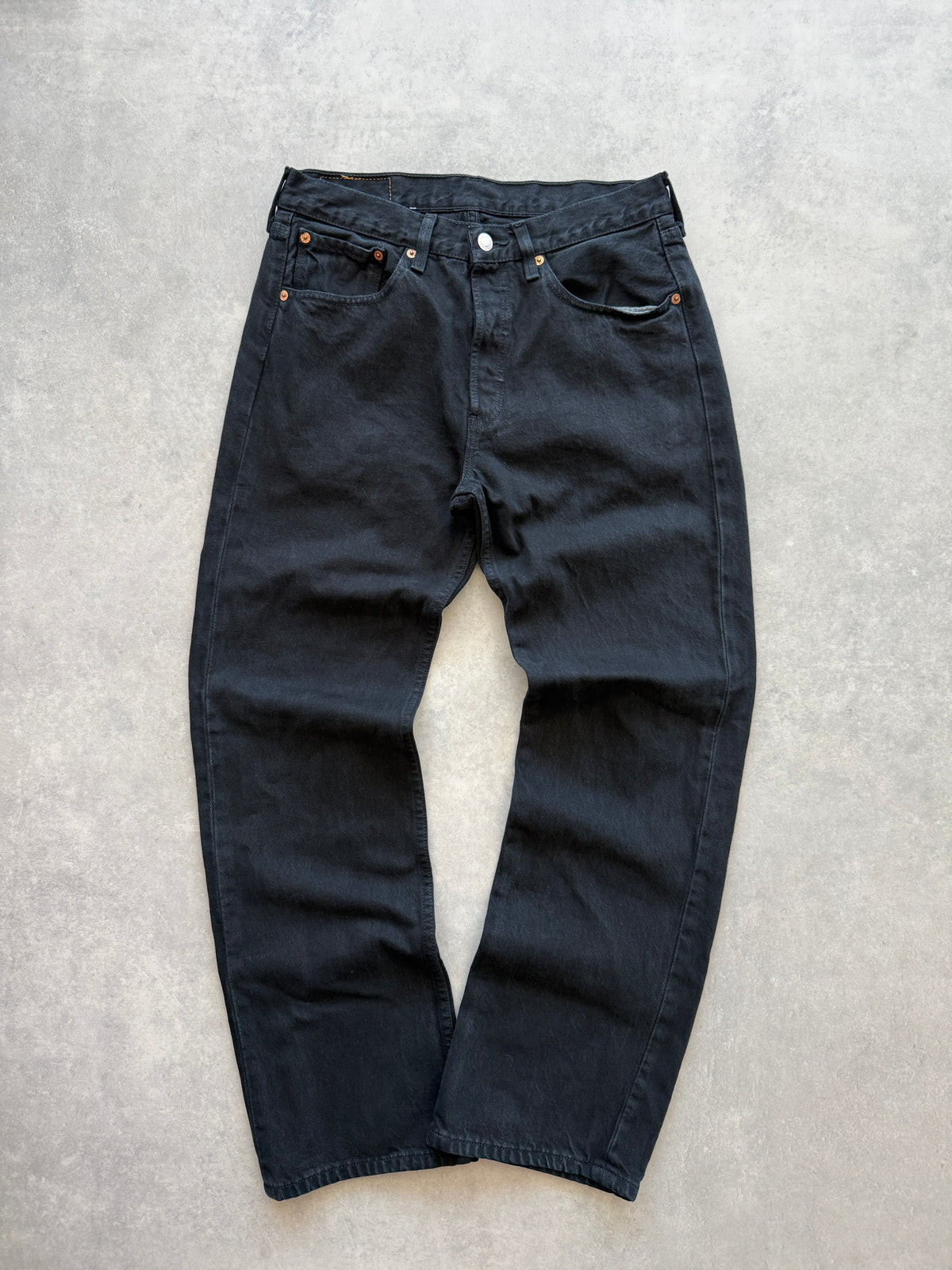 Levis 501 muške crne farmerke (31x30)