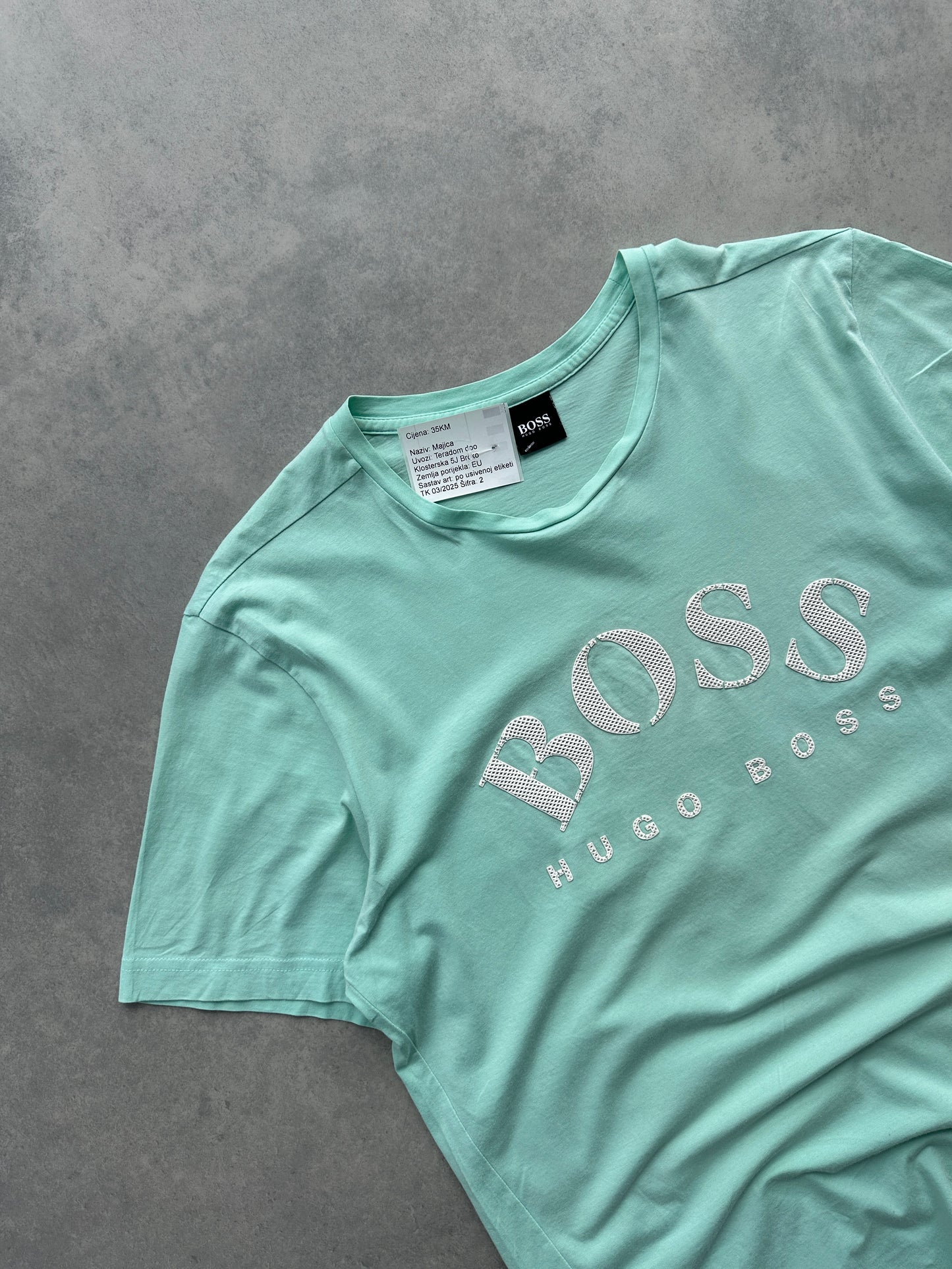 Hugo Boss muška zelena majica (M)