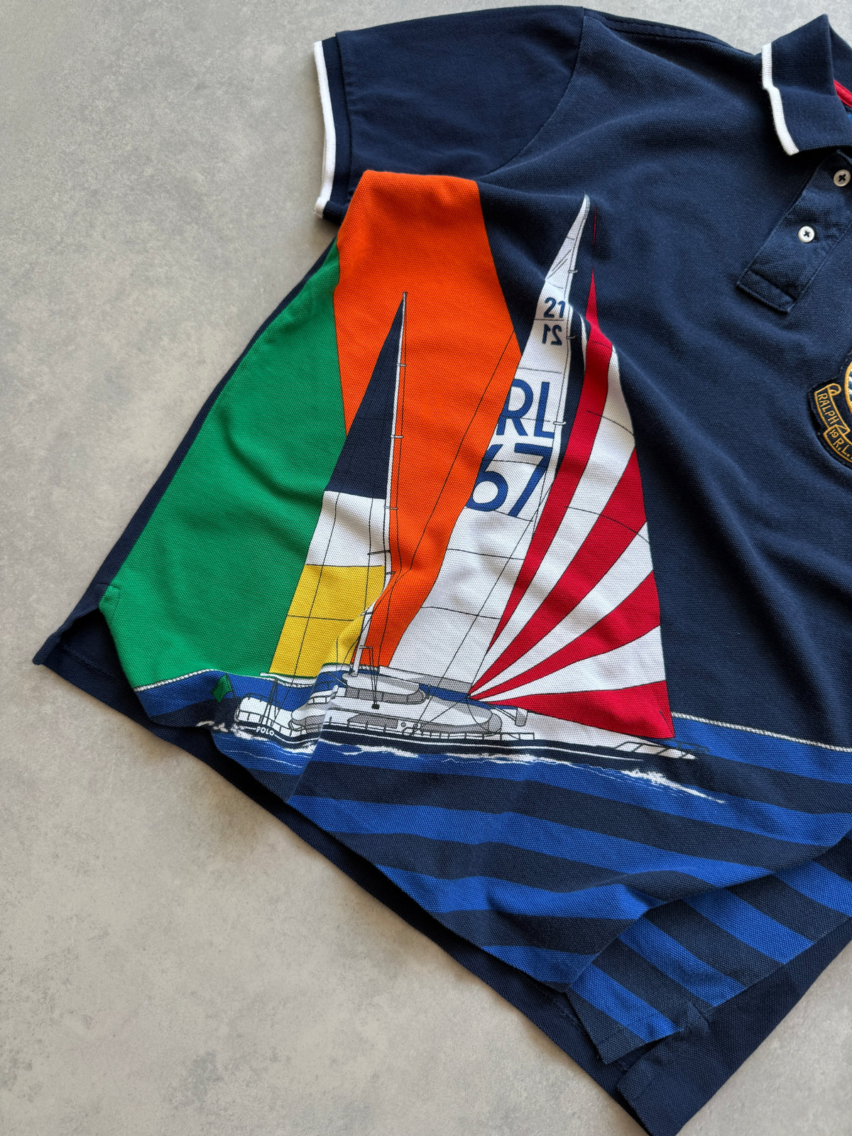 Polo by Ralph Lauren Sailing retro muška polo majica (M)