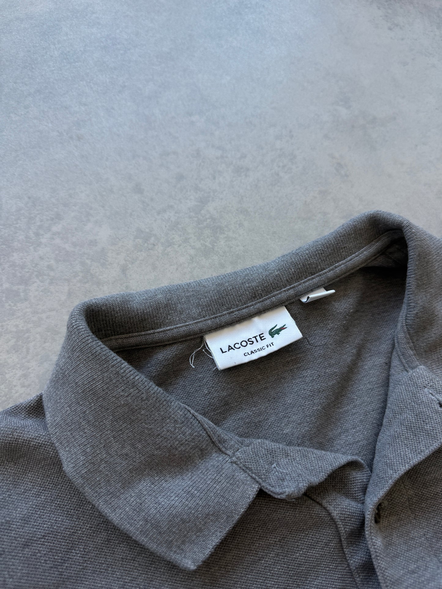 Lacoste muška basic siva polo majica (XL)