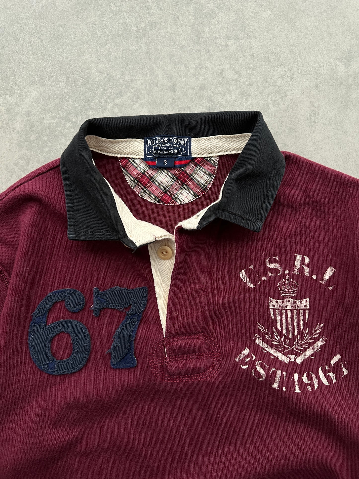 Polo Jeans Company Ralph Lauren muška bordo polo majica (S)