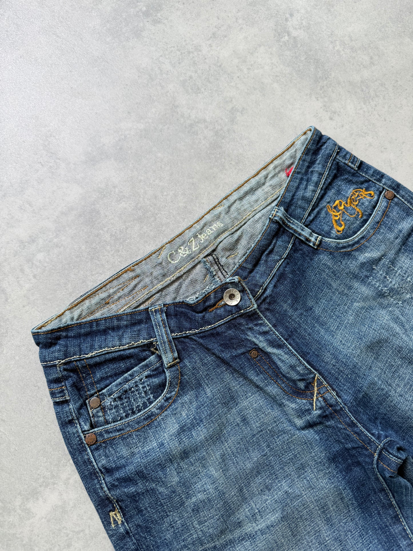 C&Z Jeans ženske Y2K farmerke (28)