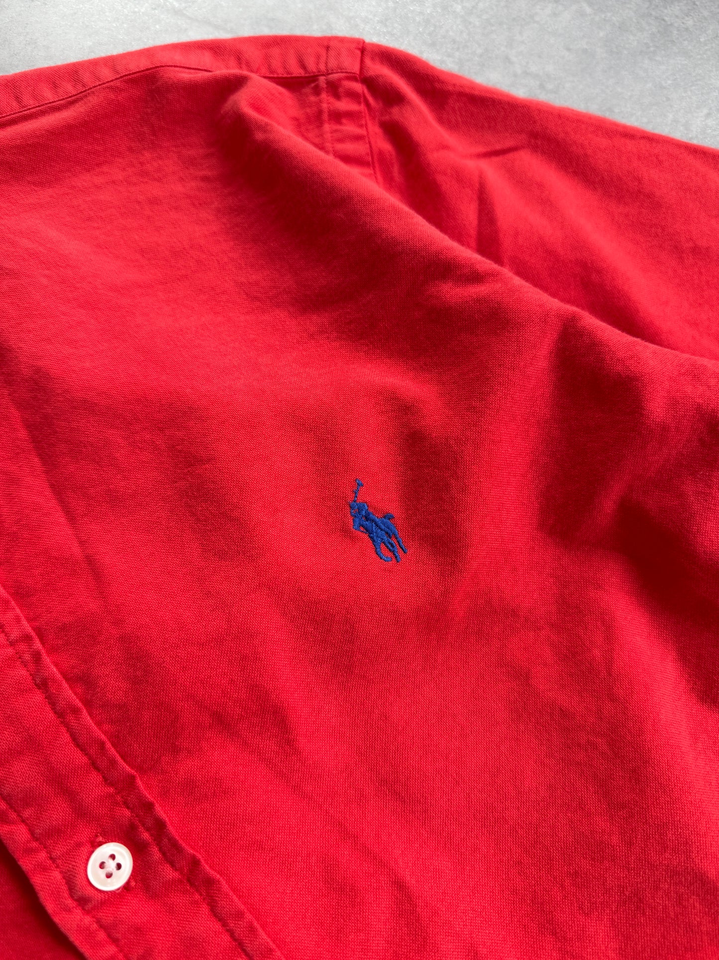 Polo by Ralph Lauren vintage muška crvena košulja (M)