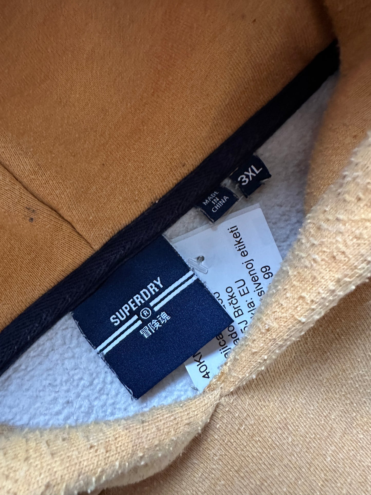 Superdry muška zuta dukserica (3XL)