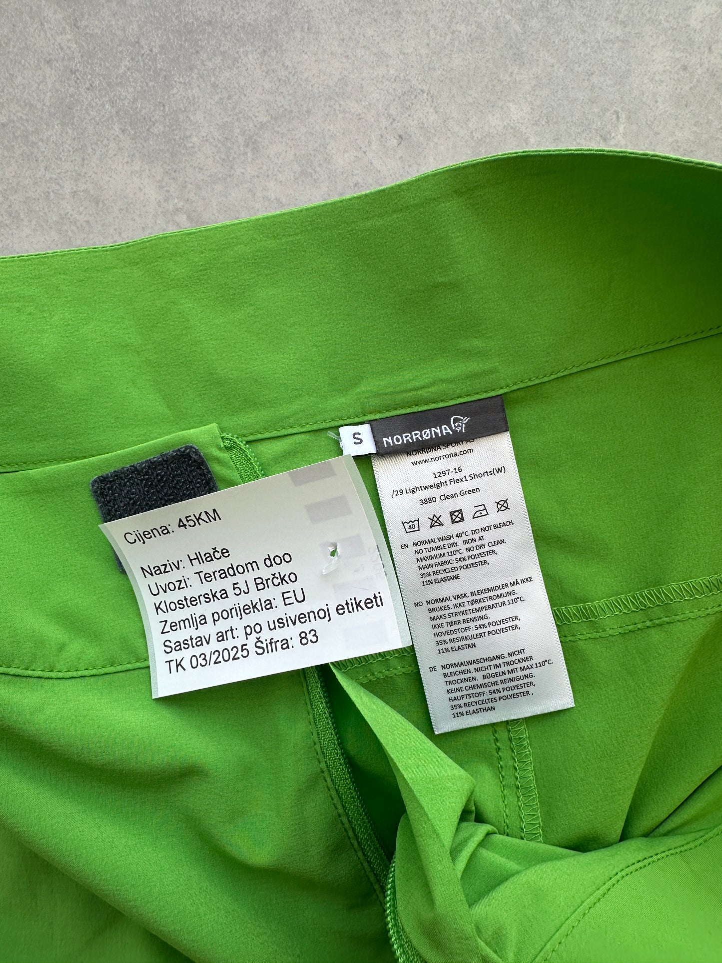 Norrona Lightweight Flex1 ženski planinarski šorc (S)