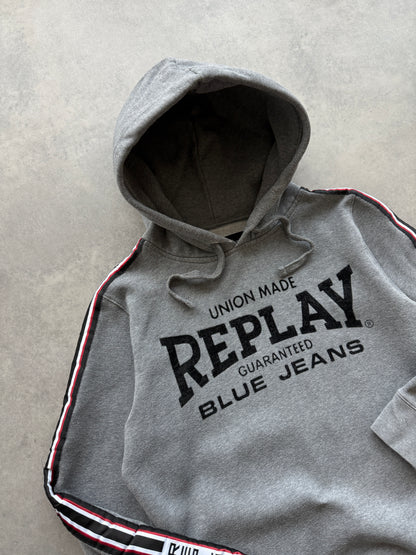 Replay muška siva slim fit dukserica (M)