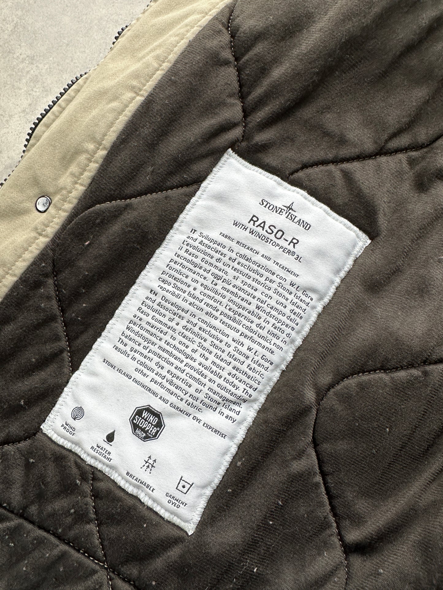 Stone Island Raso-R Windstopper 3L muška zimska jakna (M)