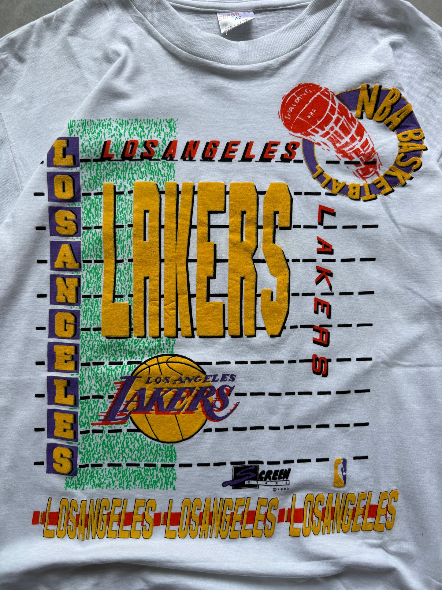 La Lakers vintage 90s reprint muška majica (M)
