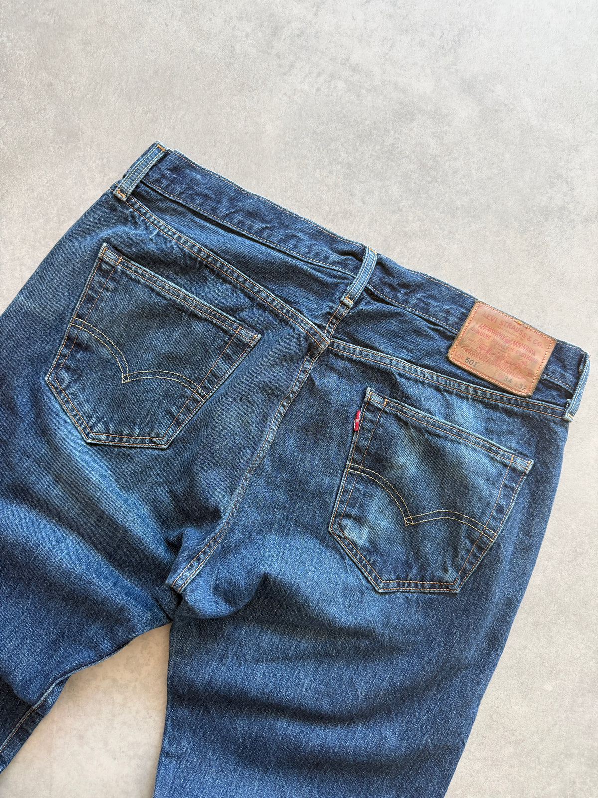 Levis 501 Premium muške plave farmerke (34x32)