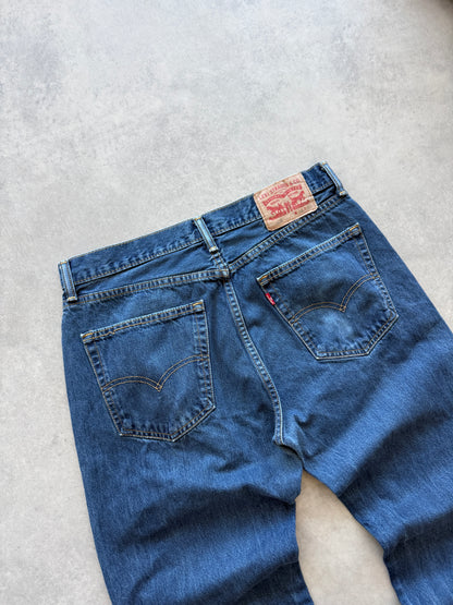 Levis 505 muške tamno plave farmerke (34x34)