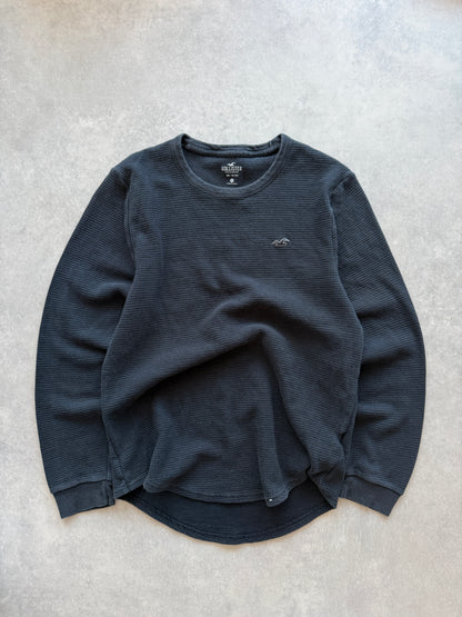Hollister Y2K muška crna majica (M)