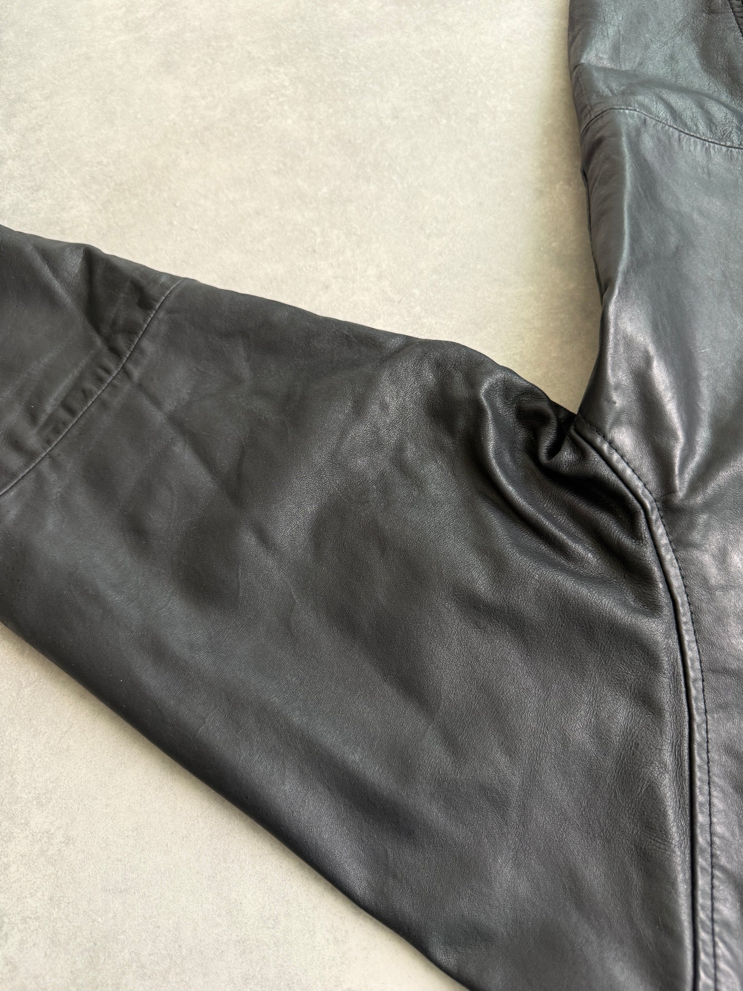 Camel vintage muška kožna jakna (L)