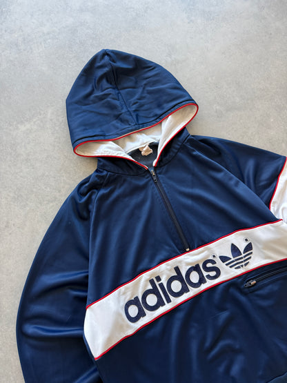 Adidas vintage 80s 1/2 zip muška dukserica (M)