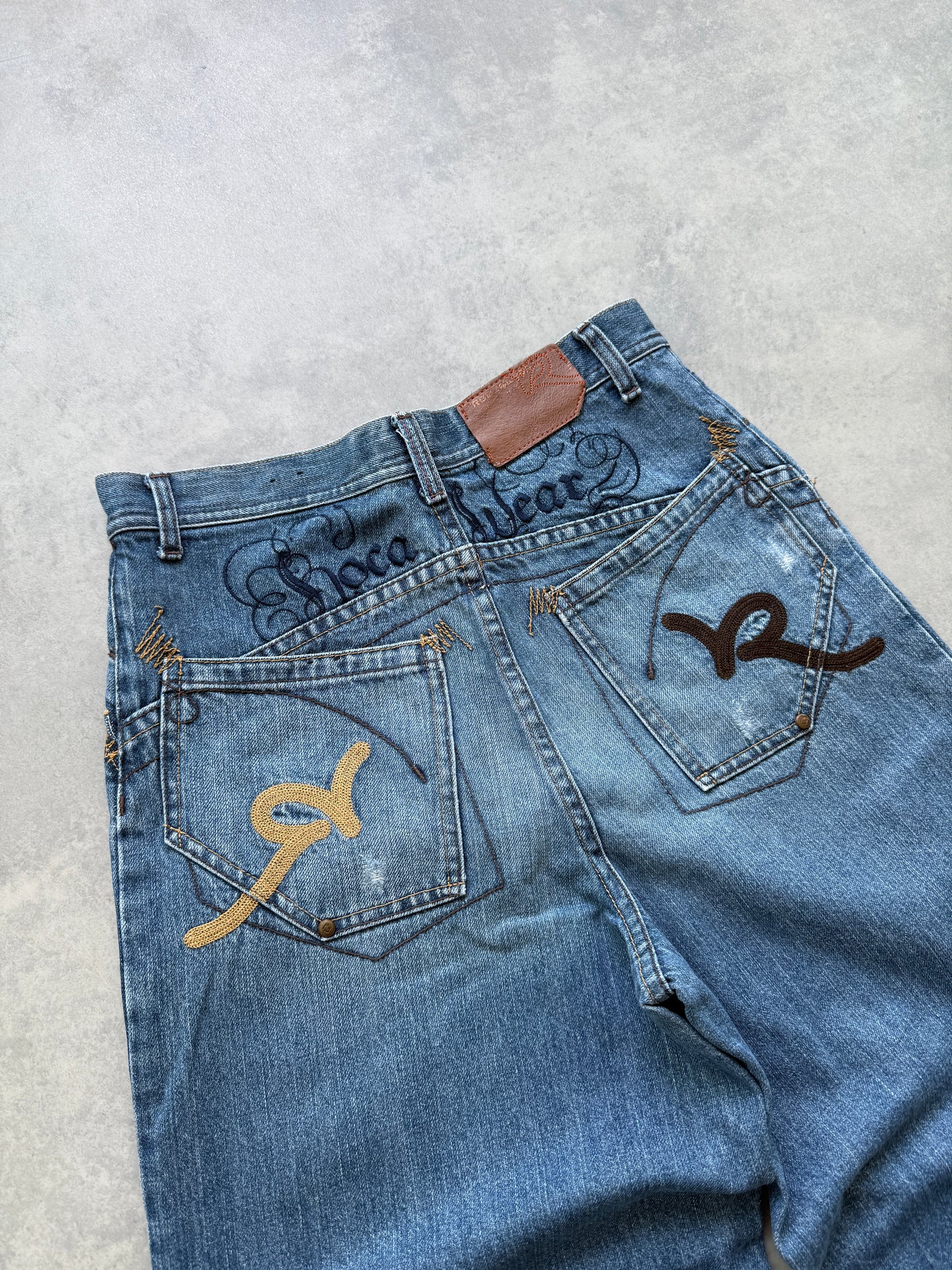 Rocawear 2000s ženske baggy farmerke (29)