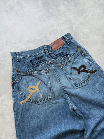 Rocawear 2000s ženske baggy farmerke (29)