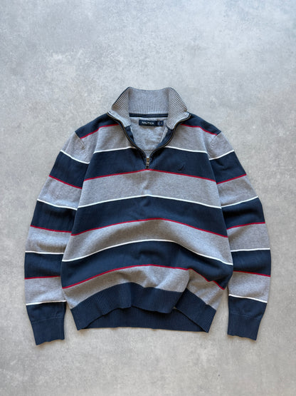 Nautica vintage muški 1/4 zip džemper (XS)