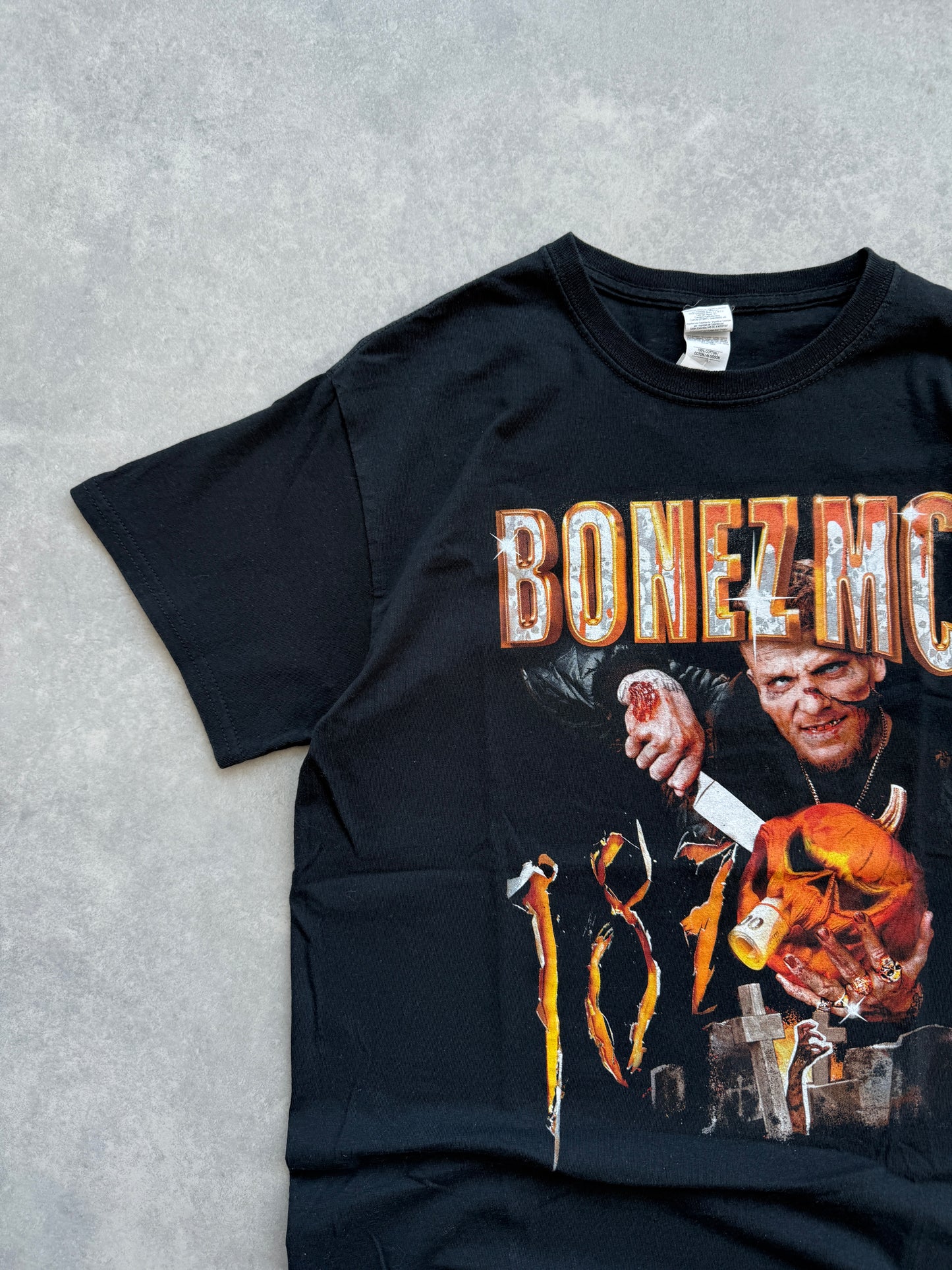 Bonez MC 187 muška crna majica (M)