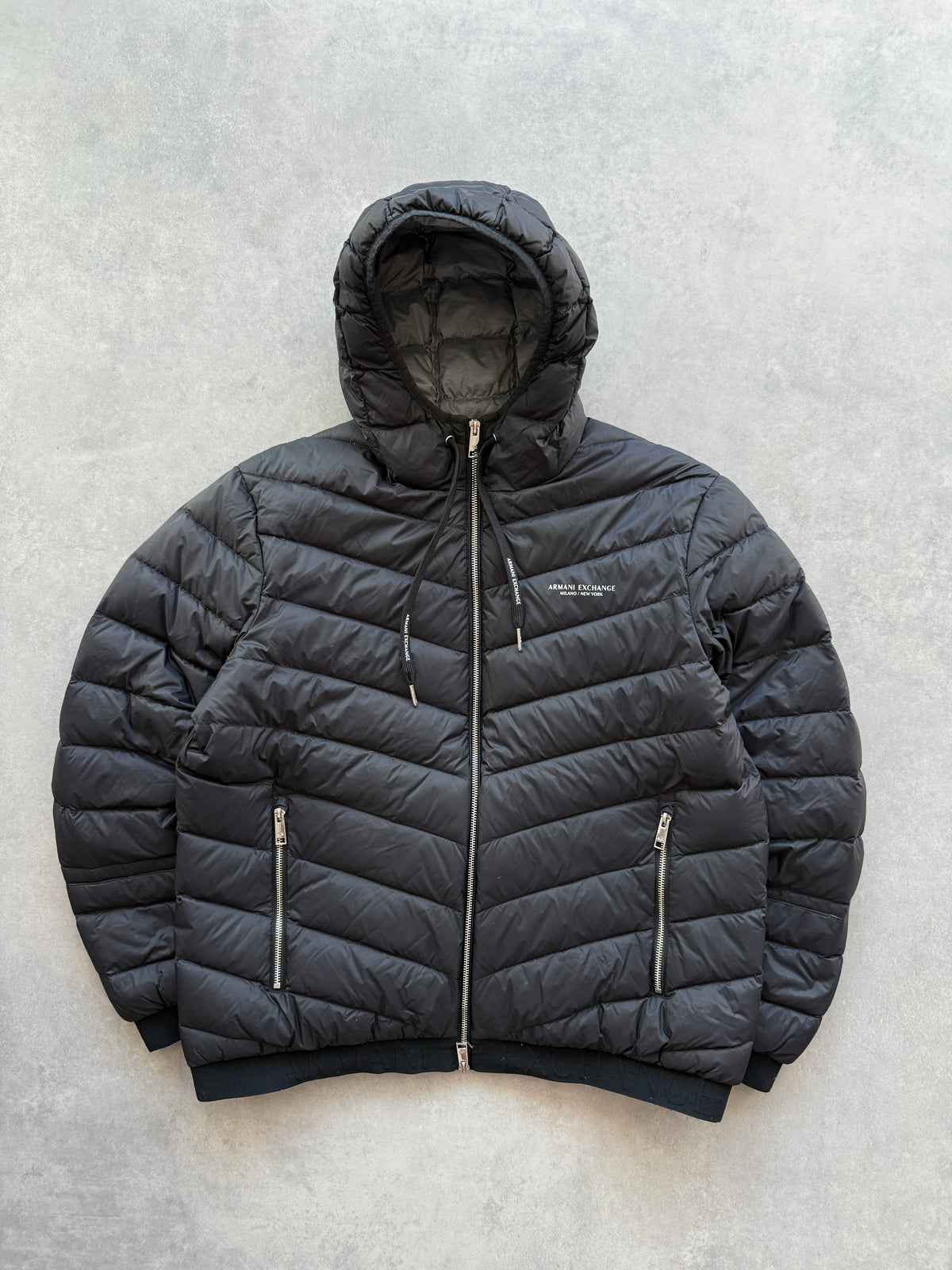 Armani Exchange Woven Down Jacket muška crna jakna (XL)