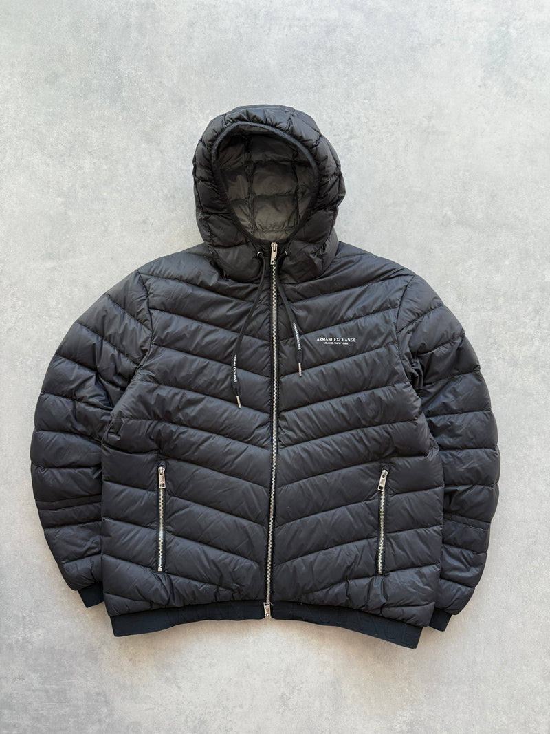 Armani Exchange Woven Down Jacket muška crna jakna (XL)