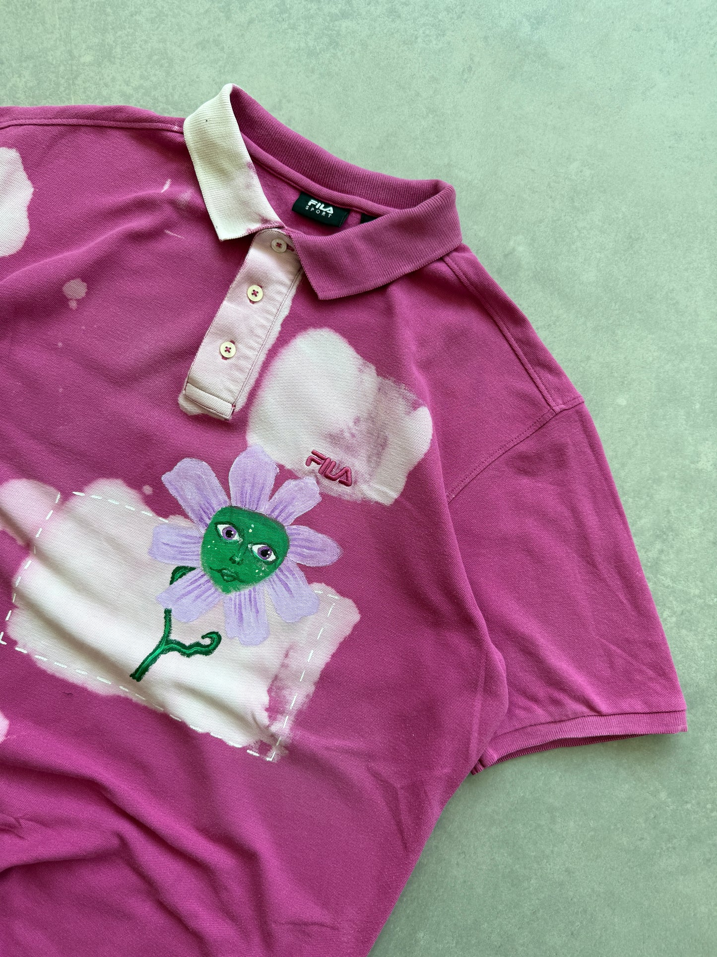 Fila Flower Child retro muška polo majica (XL)
