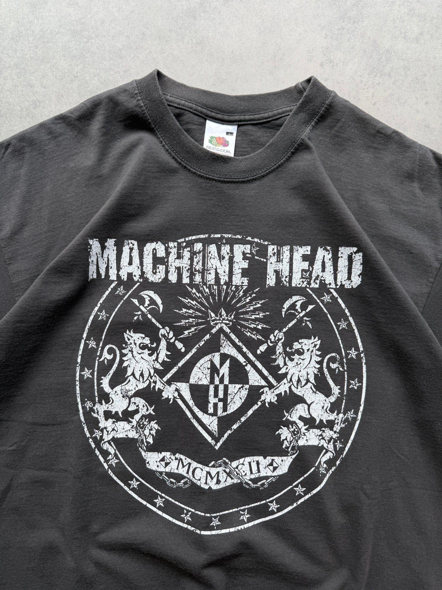 Machine Head muška siva bend majica (L)
