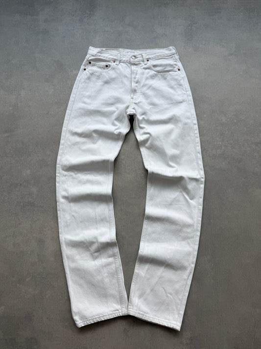 Levis 501 vintage 90s muške bijele farmerke (32x36)