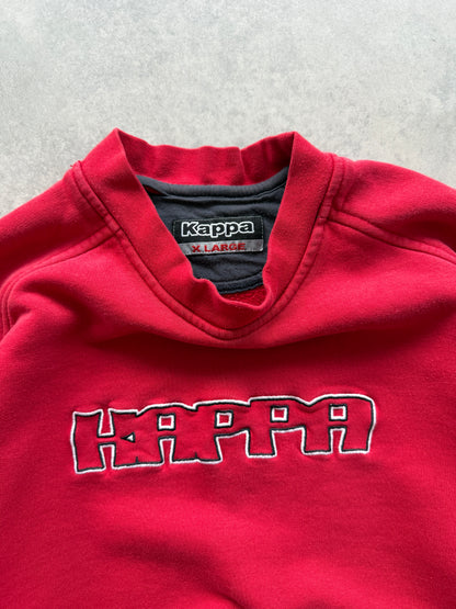 Kappa vintage muška crvena dukserica (XL)