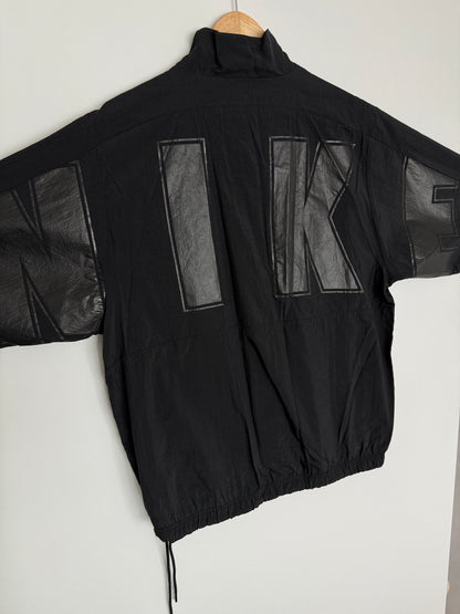 Nike muška oversized crna šuškava dukserica (S)