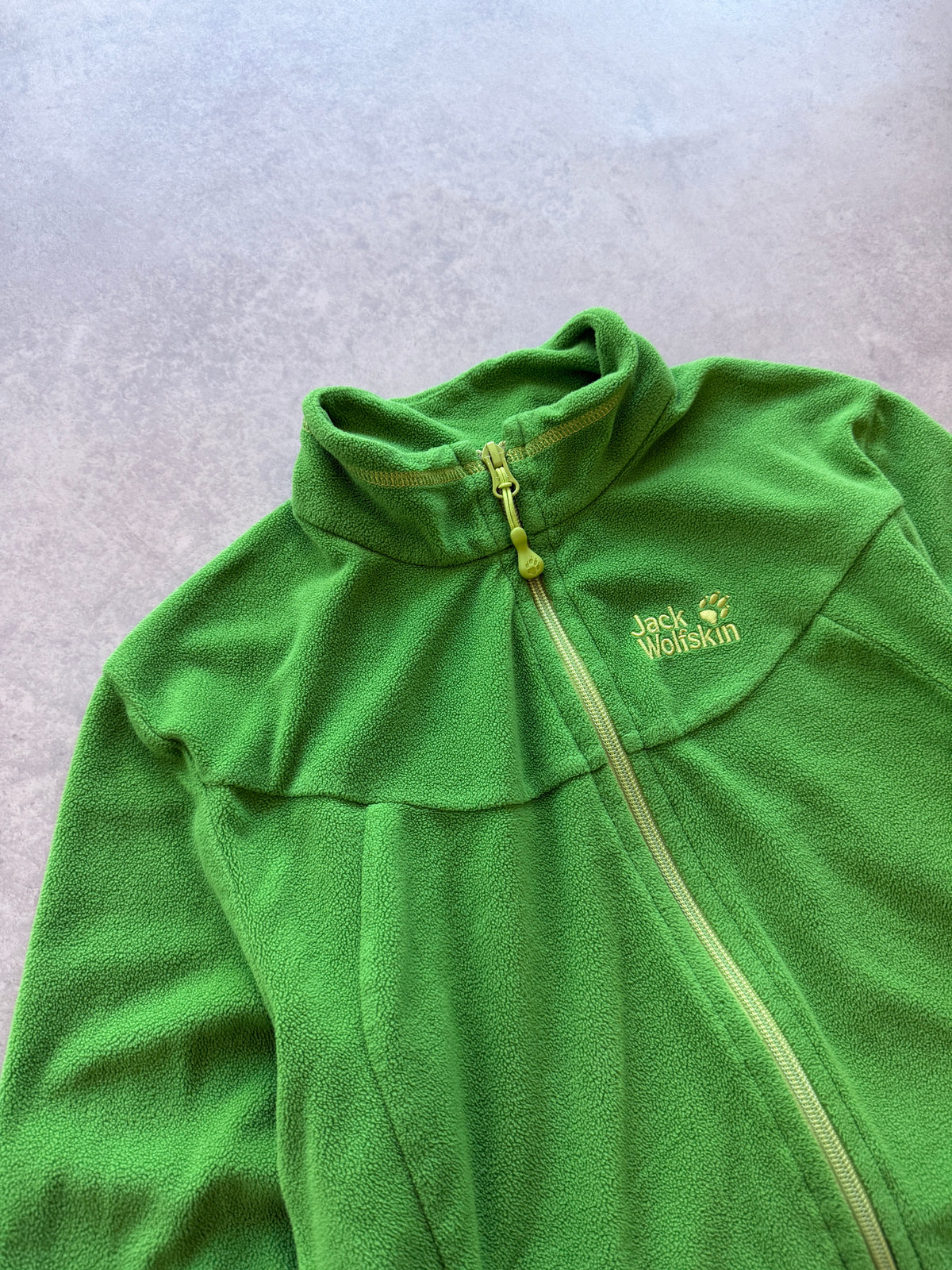 Jack Wolfskin ženska zelena fleece dukserica (M)