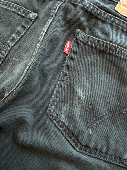 Levis 506 muške crne farmerke (33x32)