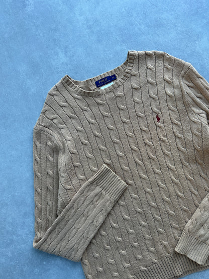 Polo by Ralph Lauren muški cable knit džemper (XL)