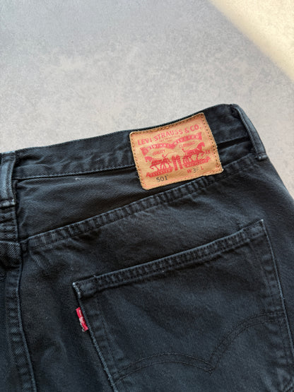 Levis 501 muške crne farmerke (36x34)