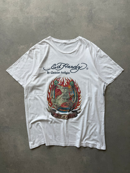 Ed Hardy Y2K muška oversized majica (XL)