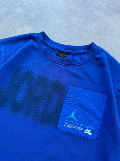 Nike Air Jordan djecija plava dukserica (XL)