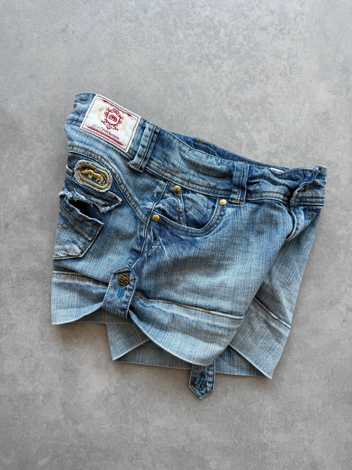 Ecko Red Denim Y2K ženski kratki šorc (M)