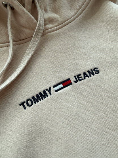 Tommy Jeans ženska basic bež dukserica (M)
