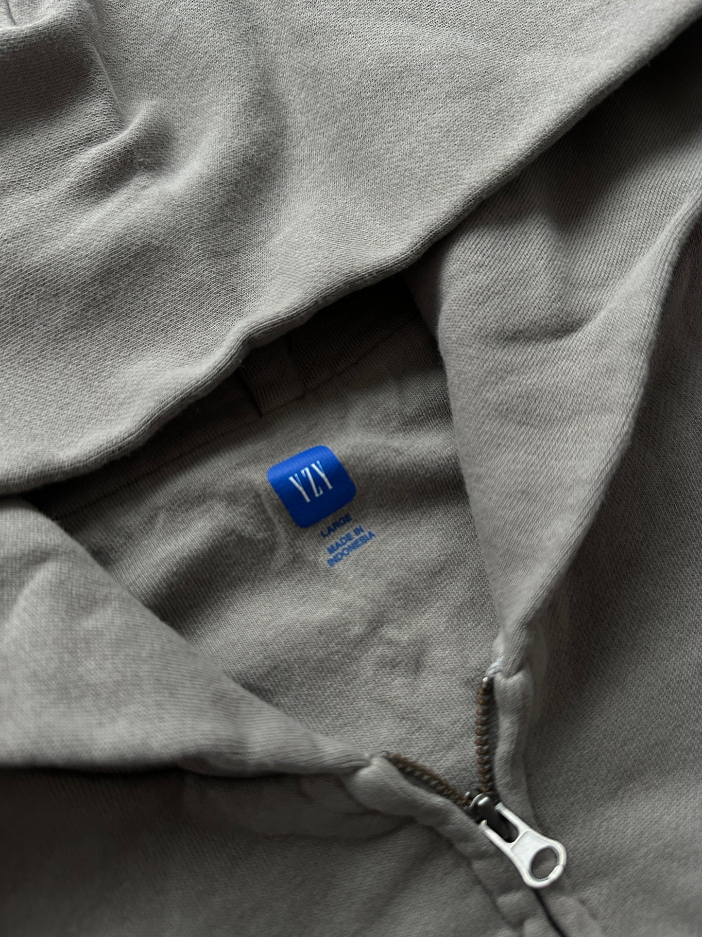 Yeezy x Gap Light Grey Zip - Up muška dukserica (S, L, XL)