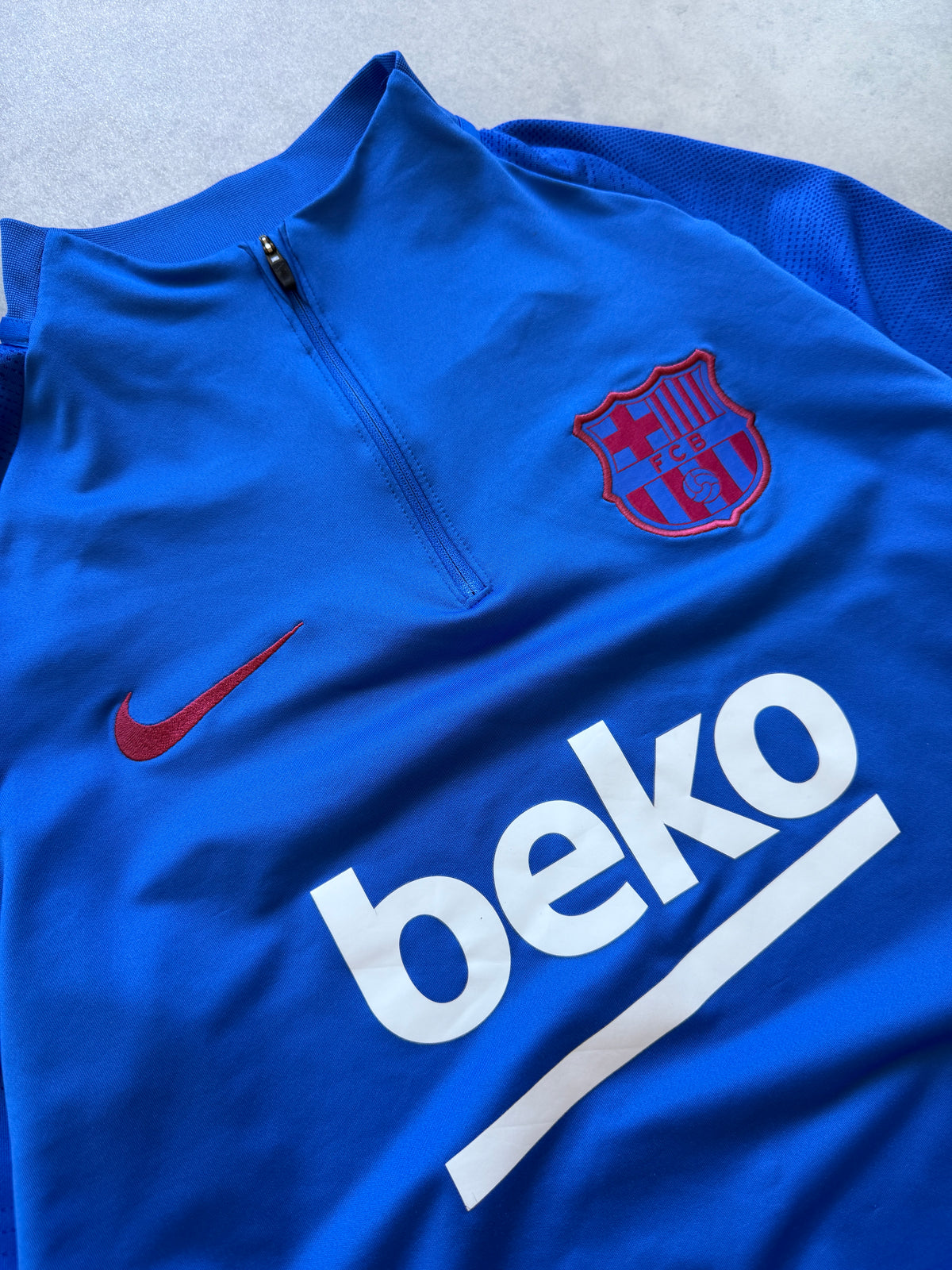Nike x FC Barcelona muška plava sportska dukserica (M)